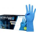CUATROGASA GUANTE NITRILO AZUL HR 8 T-M (50UDS)