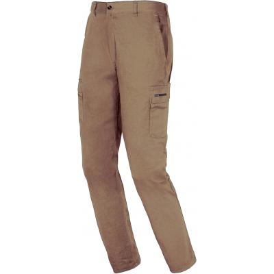 ISSALINE PANTALON ALGODON BEIGE 8330 T-L